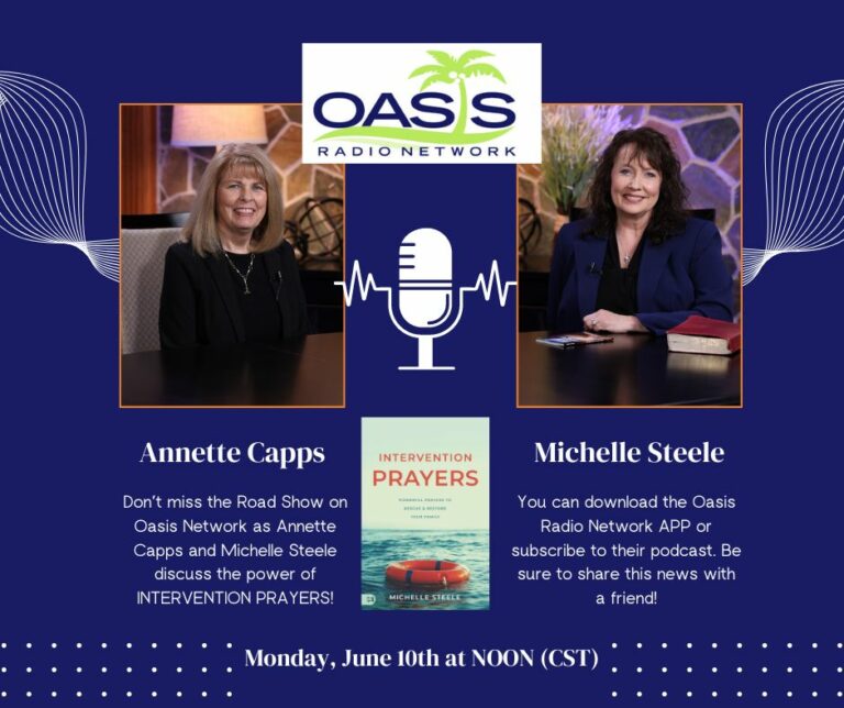 Annette Capps and Michelle Steele on Oasis Radio